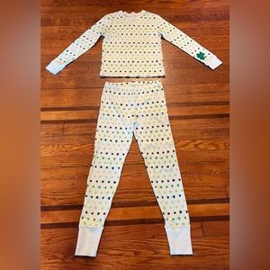 Leigh Tucker Pajama Set Pants Shirt Floral unisex top size28”chest, pants 24”